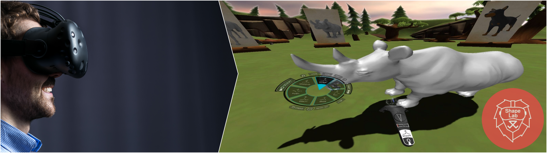 3D VR AR experience shapelab